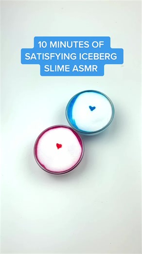10 Minutes of Iceberg Slime ASMR - Satisfying Sounds in Silence