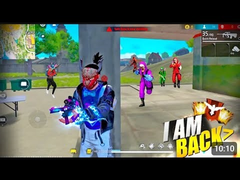 FREEFIRE 🔥 Solo Game Play Mp5 + Awm = 10 Kill 🎯 Happy and Boohay ~ Garena free fire #freefire