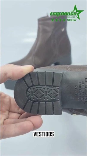 Bota Feminina Mississipi Cano Curto Confortável Salto Bloco j0783