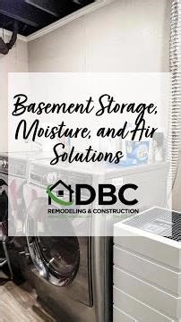 Basement Storage, Moisture, and Air Solutions