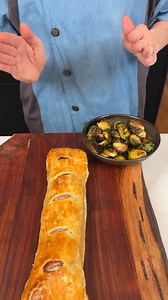 1M views · 8.2K reactions | Wow your dinner guests with this meal 朗 #fblifestyle Puff Pastry Pork Tenderloin with Brussels Sprouts | Robyn Q | Facebook