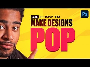 4 BEST Ways to make Designs POP in Photoshop! (Beginners)