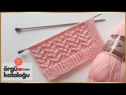 Yıldız Örgü Modeli Yapılışı ✨ Bayan Yelek Modelleri ✨ İki Şiş Kolay Örgü Modelleri