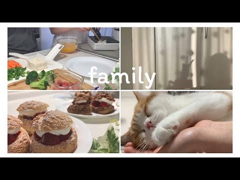 【vlog】部活のある日/家族と