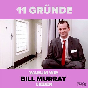 Happy Birthday, Bill Murray! 🎂 Unsere lieben (und gar nicht empfindlichen!) Kollegen von Tracks haben zwar keine 67, aber immerhin elf Gründe gefunden, warum man ihn einfach lieben muss. ❤️ Fallen euch die fehlenden 56 Gründe ein? | Arte