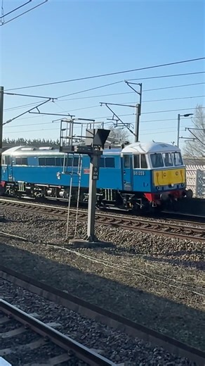 Class 86 (86269 ‘Les Ross’) Flying Through Retford | ‘Whitby Flyer’ Railt