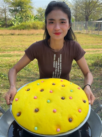 Cooking yummy deep fried cake recipe | Food Recipes