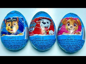 PAW PATROL EGGS SURPRISES CHOCOLATE AND TOYS | SATISFYING VIDEO
