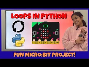 BBC Micro:bit Loops Project! Python Tutorial for Beginners!