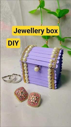 Ice Cream Sticks Se Jewellery Box #diy #craft