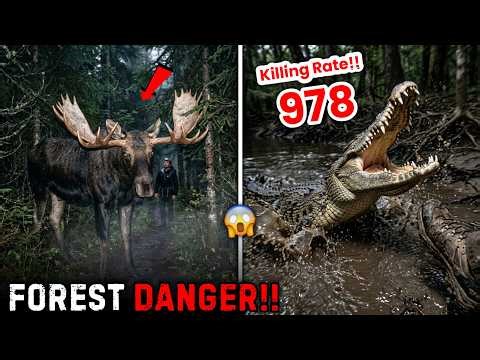 Top 5 Animals You Never Want To Meet In The Woods 🌲😱
