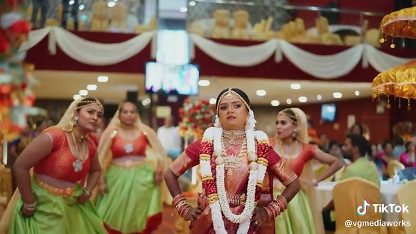 Indian Wedding Bride's Epic Entrance