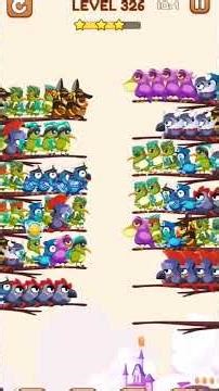 Bird Sort 2 Level 326 Solution | #birdsort #birdsortpuzzle #birdsortcolorpuzzle #birdsortcolor