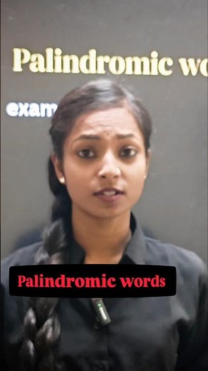 Palindrome Words Trick 🤯 | Same Forward Same Backward | English Vocabulary