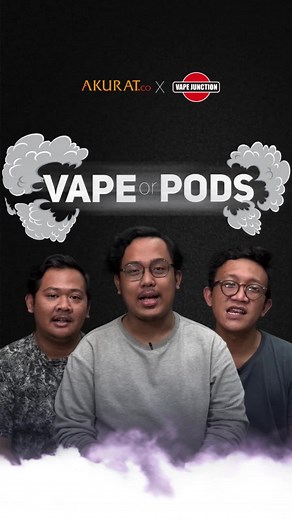 Penasaran gak sih perbedaan vape dan pods itu apa? Simak jawaban mereka ya! #vaping #pods #vapejunction