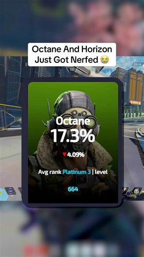 Octane & Horizon Just Got NERFED! 😭 #apex #virtualitem #gaming #apexlegends #fblifestyle | RossTheeSquirrel