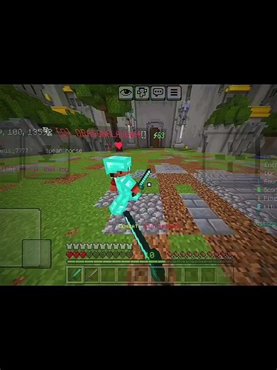 Bulling java Players in MOBILE #visionispro #minecraft #minecraftpvp #mcpepvp #mcpegod