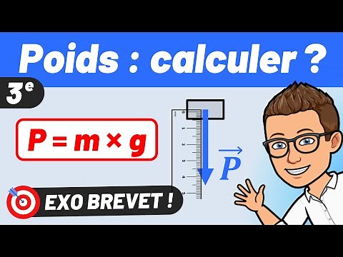 Le POIDS d'un objet ✅ Calculer & schématiser 🎯 Exercice BREVET 💪 3e | Physique