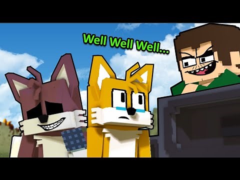 "Chasing" FNF VS Tails.EXE But Funny (Minecraft Animation)