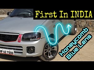 Modified Alto | Honeycomb Blue Lens | IPH Fog Lamps | Maruti Suzuki Alto Modification Engineer Singh