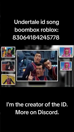 Undertale id song boombox roblox #роблокс #roblox #undertale #boombox #song #music