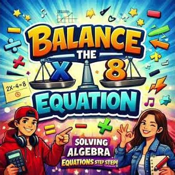 Solving Algebra Equations song – Balance the Equation (Fun Math Song for Teens