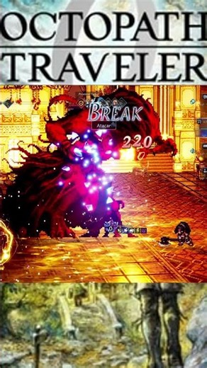 BOSS Herminia OCTOPATH 0 fase final #octopathtraveler0 #jrpg #gaming #bossfight
