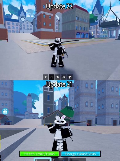 Blox Fruits Update 22 vs 21 Comparison