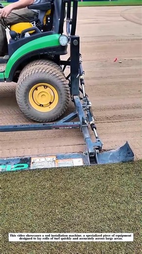 This Machine Rolls Out Perfect Sports Fields!