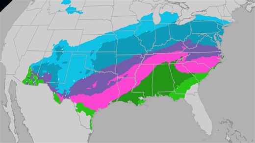 Winter storm Fern maps tracker: Alerts, radar, snowfall and ice forecast and more
