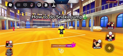 How to Perform the Snake Jump in VBL