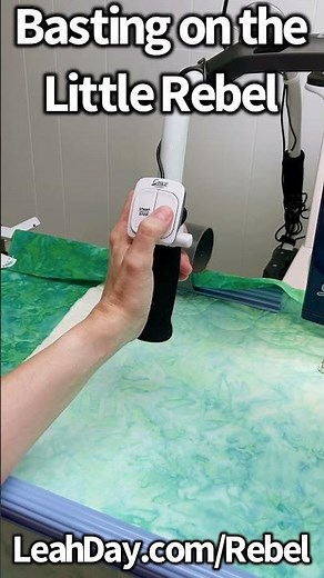 Baste Stitch on the Little Rebel Machine - Frame Quilting Basics