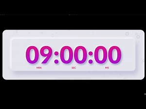 9 Minute Timer with Alarm