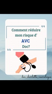 Pour réduire ton risque d’AVC, tu dois donc : 1. Contrôler ta tension artérielle C’est le facteur de risque numéro 1 de l’AVC!!! L’Objectif général : en dessous de 130/80 mmHg 2. Avoir une activité physique régulière et lutter contre la sédentarité au quotidien. - Au moins 150 minutes/semaine d’activité d’intensité modérée (marche rapide, vélo, natation). - Ou 75 minutes d’activité intense. 3. Adopter une alimentation de type méditerranéen comme je l’ai détaillé dans ma vidéo sur les compléments