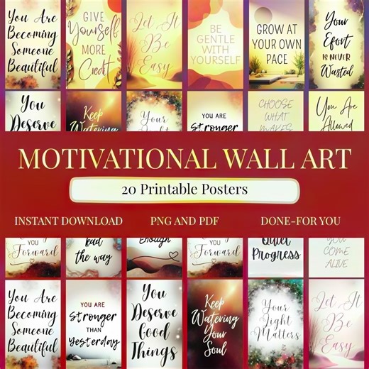 20 Handwritten Script Quotes PDF PNG | Aesthetic Digital Stickers | Journaling Quotes | Social Media Overlays | Instant Download - Etsy Canada