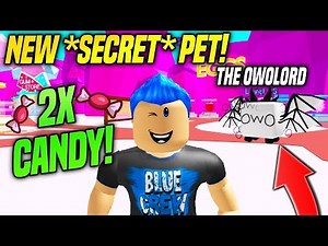 The NEW DOMINUS EGG SECRET PET AND 2x CANDY IN BUBBLE GUM SIMULATOR!! (Roblox)
