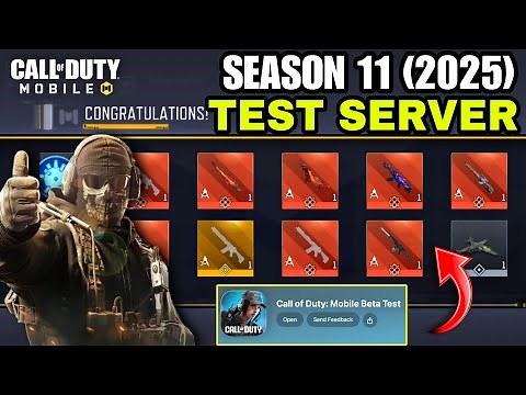 Season 11 Test Server Cod Mobile 2025 | Codm Test Server 2025 | How to Download Test Server in CODM