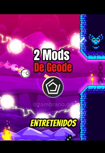 ESTOS 2 MODS SON BASTANTE ENTRETENIDOS xD | #geometrydash #gd #geode #mods #gracioso