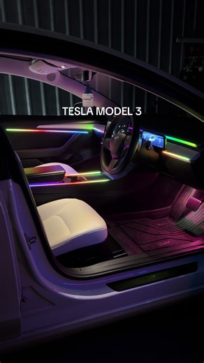 Tesla Model 3 Upgrade: Clean Install of Ambient Glow