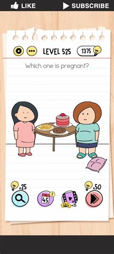 brain test tricky puzzles level 525 answer #gameplay #games #gaming #braintestlevels #puzzle