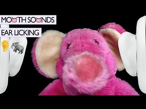 ASMR Ear Licking and Mouth Sounds by Pinky [耳舐め, #Kawaii, No Talking]