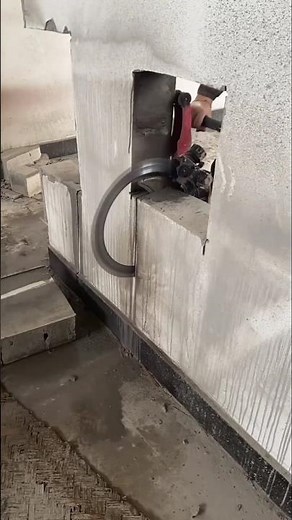 Powerful Ring Saw Cutting Through Concrete 🔥 | Ultimate Concrete Cutting Machine#RingSaw#ToolDemo