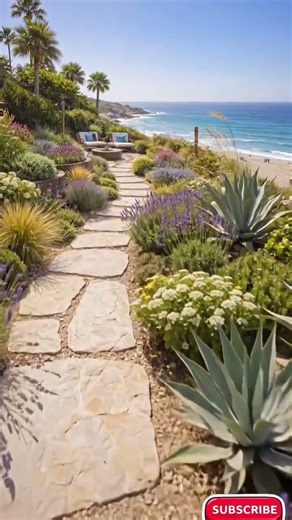 This Coastal Garden Will Blow Your Mind 🌊🌸| Dream Beach Backyard Design 2026 #coastalhome #coastal