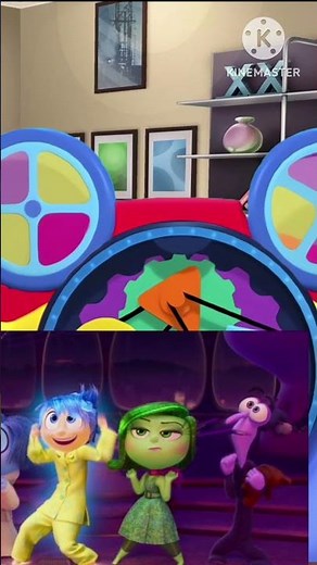 Emotions joy and friends is dancing hot dog of Mickey Mouse clubhouse!