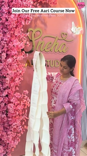 Sneha Art Studio on Instagram: "✨ BASIC TO ADVANCED AARI COURSE ✨ Joining Fees : 500 without Materials (If you need materials you can separately place an order with us or buy from your local vendor.) FULL MATERIALS LIST AND KNOWLEDGE WILL BE GIVEN AFTER JOINING THE CLASS ONLY. Time: Flexible Timing as Per Recorded Videos will be given, you can watch anytime at your free time and learn, videos will be available always within 3 months. Duration : 3 Months Language: Tamil & English What will you le