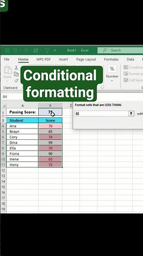 conditional formatting tutorial in excel. #exceltipsandtricks