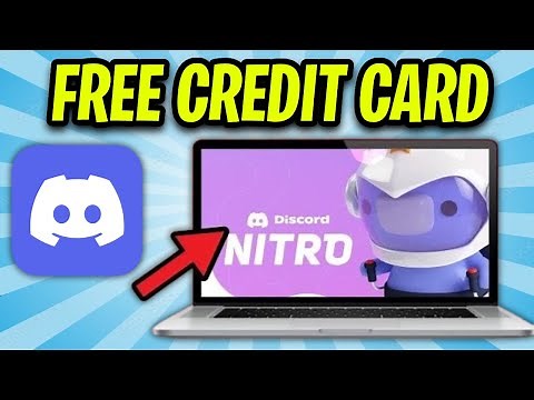 How To Get Free Credit Card For Discord Nitro 2025 | Step by Step Guide (legal)