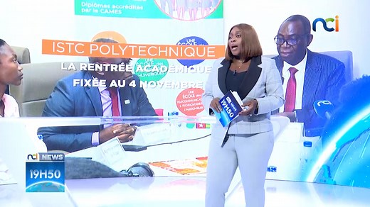 NCI News | ISTC Polytechnique : La rentrée académique fixée pour le 4 novembre. L’intégrale 👉🏾https://youtu.be/DcOO00_8H1A?si=vGTBay2j4Bbph5YQ #NCI #NCIinfo | NCI - La Nouvelle Chaîne Ivoirienne