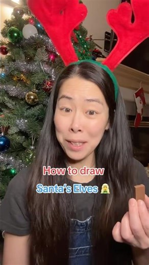 Learn to draw Santa’s elves using your keyboard