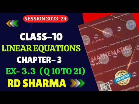 RD Sharma Class 10 Solutions Chapter 3 Pair Of Linear Equations In Two Variables Ex 3.3